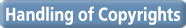 Handling of copyrights